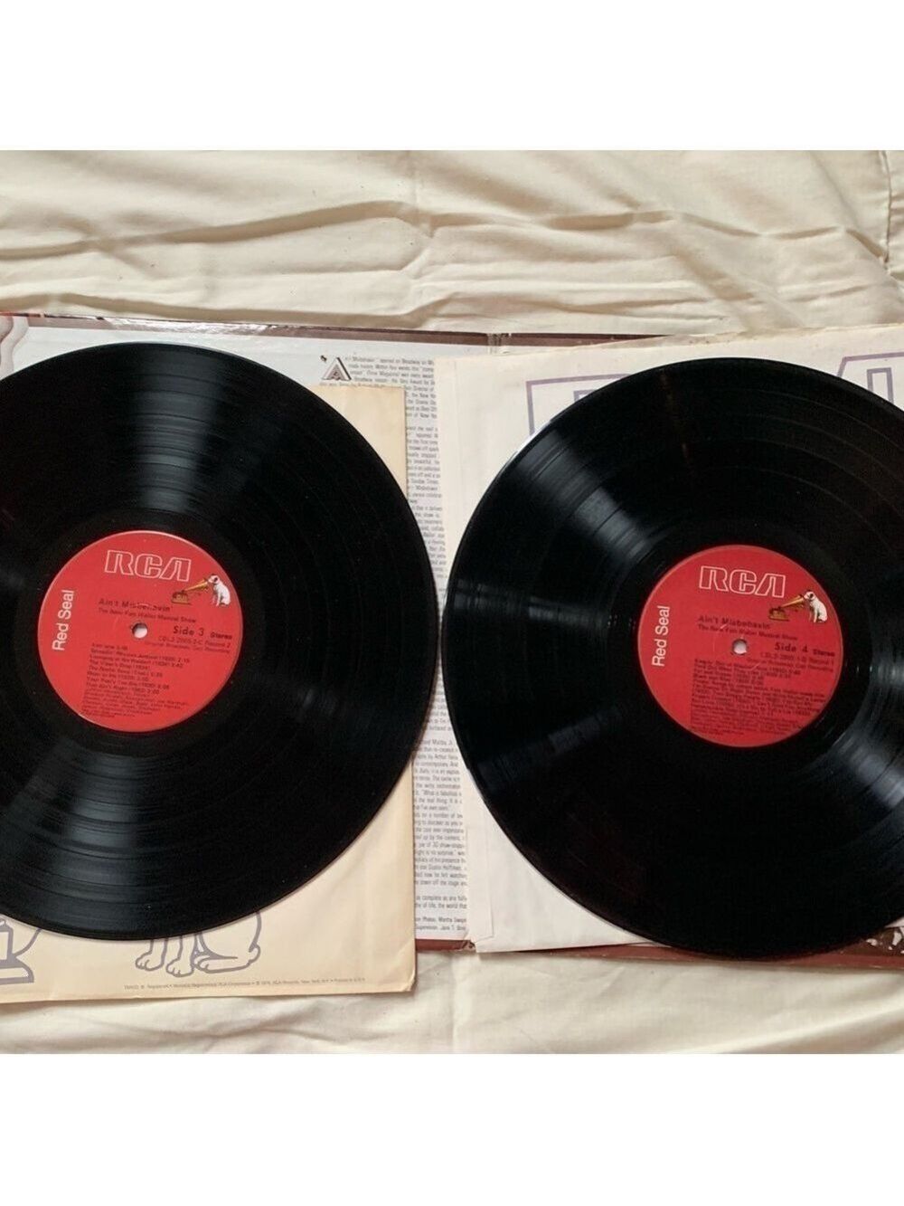 Vintage 1978 RCA 2 Record Set Original Broadway Cast Recording Ain't Misbehavin' - Picture 6 of 7